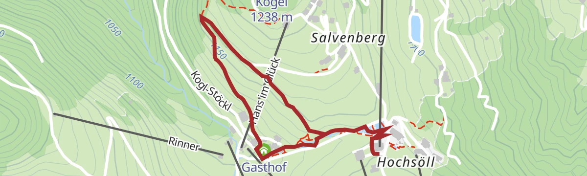 Route map: Erlebnis-Winterwanderweg Hexenwasser